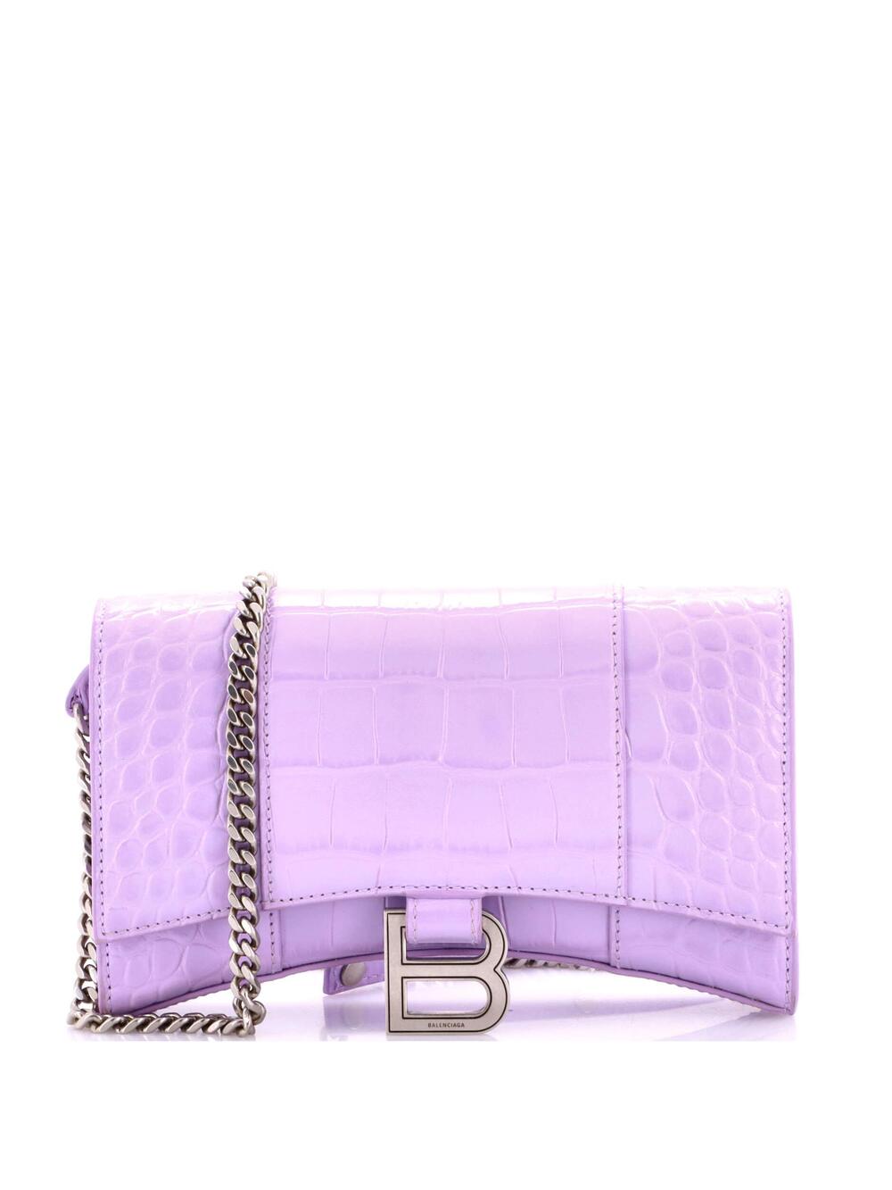 Balenciaga Hourglass Chain Wallet #258474B12B